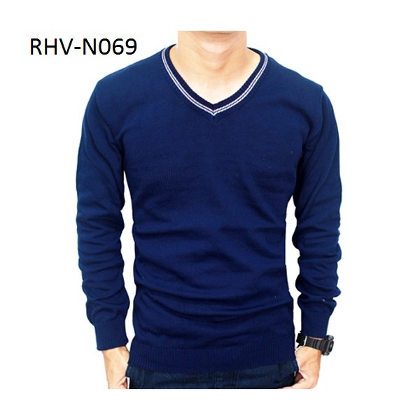 Sweater Rajut Pria V Neck terbaru