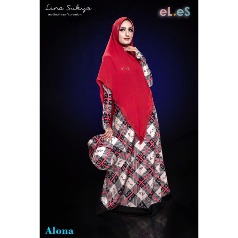 LINA SUKIJO / Alona By eLeS/ gamis ElEs/ set syari/gamis syari