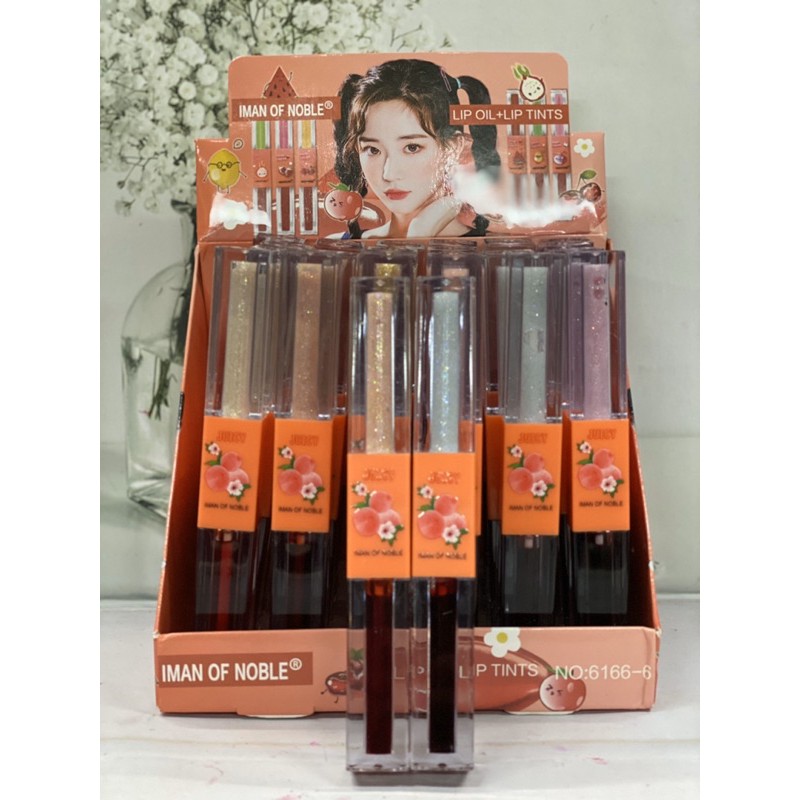 [LUSINAN] LIP OIL+LIP TINT IMAN OF NOBLE ITEM NO:6166-6