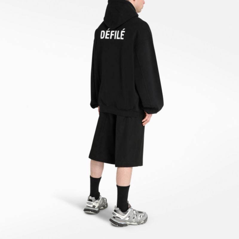 S - XXXXXL(6XL) Hoodie Black Dèfilè OVERSIZE Hoodie Jacket Bigsize BLCA Devile Unisex BIGSIZE JUMBO Fleece Unisex