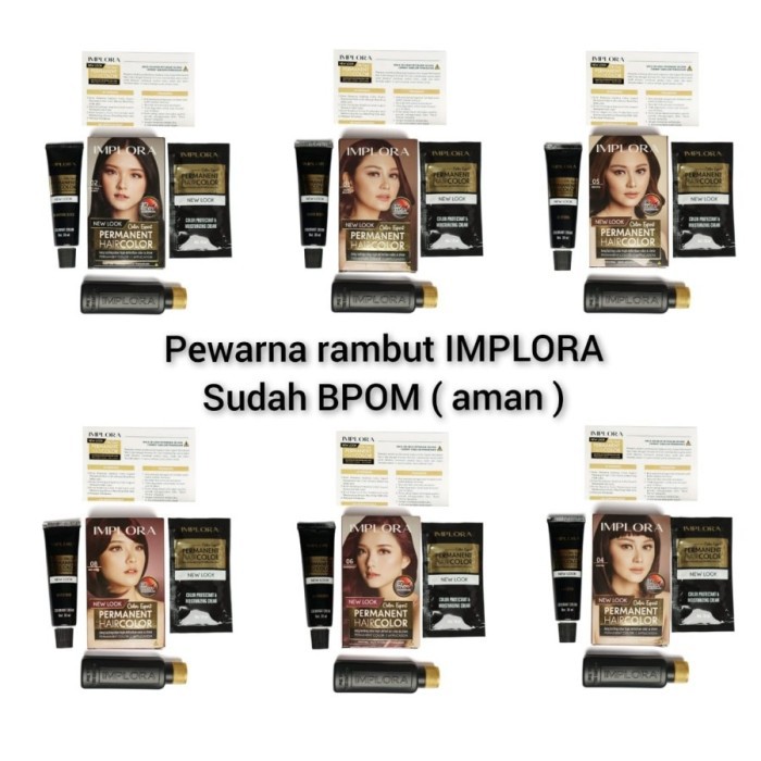 Implora Permanent Hair Color / Implora Hair Color Expert / Cat Rambut Implora | Cat Rambut Implora | Implora Cat Rambut