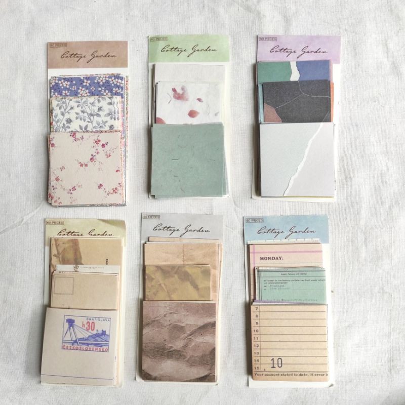 

Vintage Scrapbook Paper Journalling 60 pcs