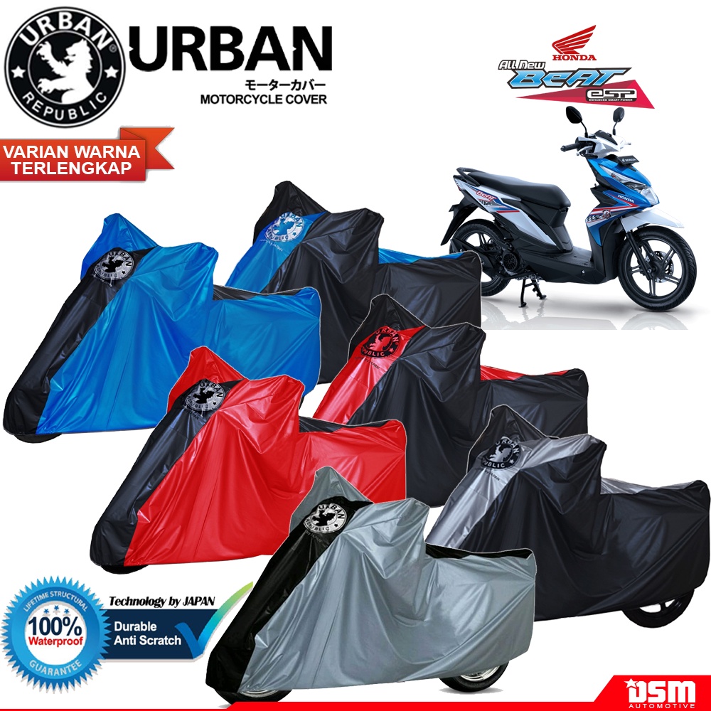 Urban 100 % Waterproof &amp; Anti UV / Cover Motor Beat Vario Scoopy Supra Mio Smash