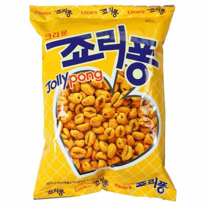 

Crown Korean Snack Jollypong 74gr - Snack Korea