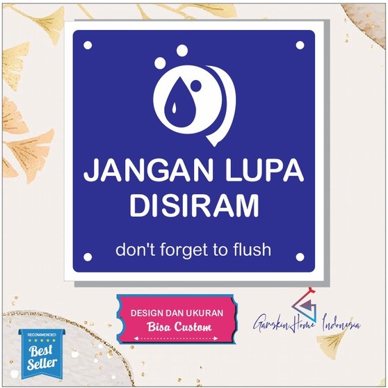 

STIKER JANGAN LUPA SIRAM