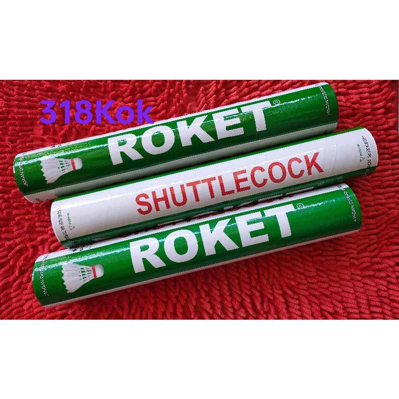 Shuttlecock Roket Hijau