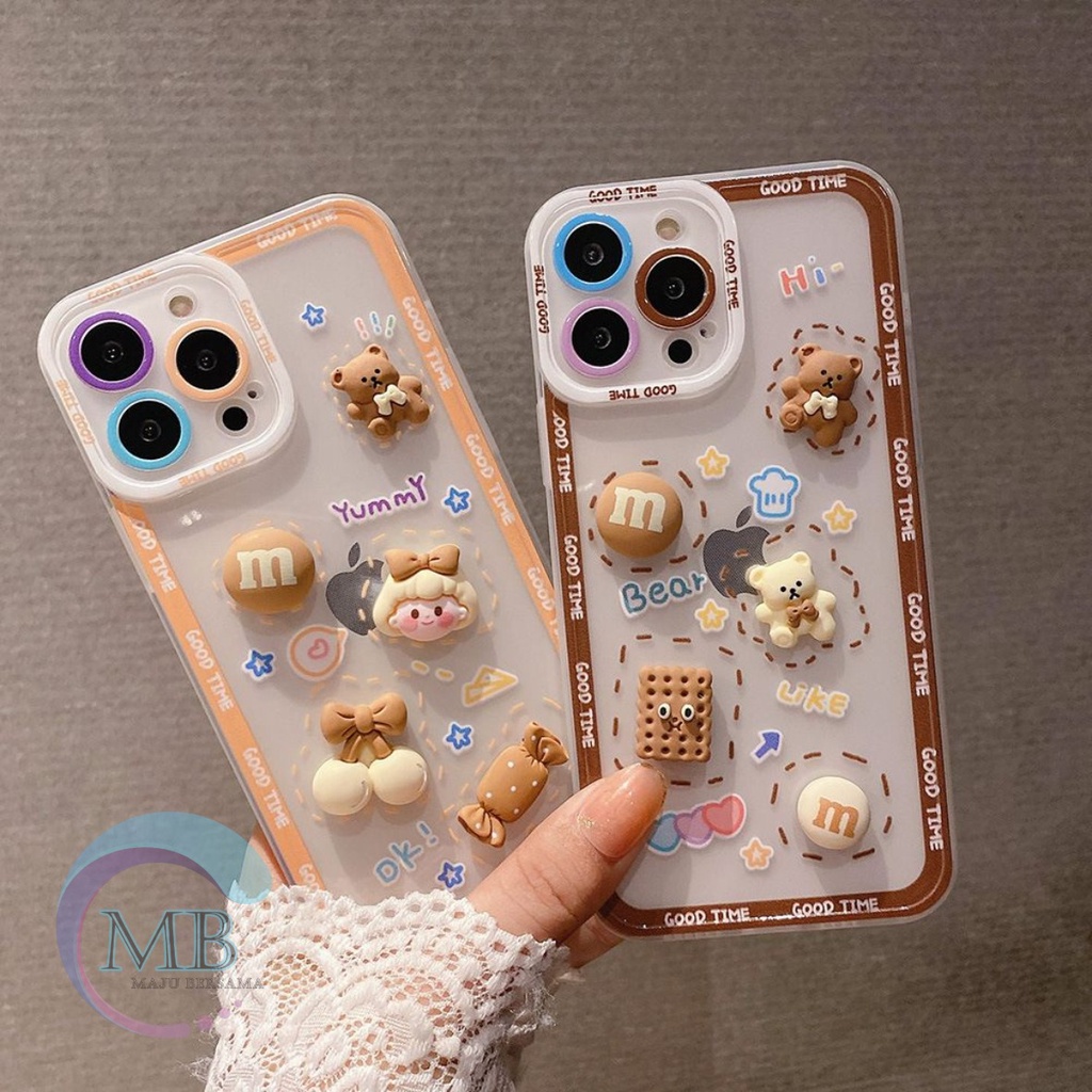 SS097 SOFTCASE 3D iphone 6 6+ 7 7+ 8 8+ X XS XR MAX MB3135