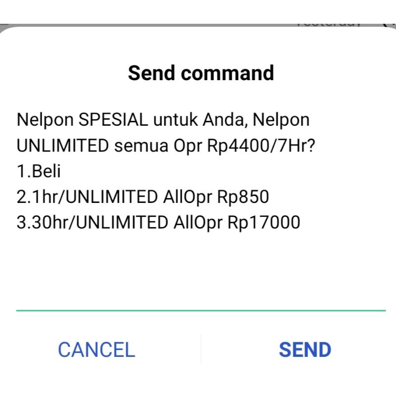 KARTU sakti nelpon / telpon unlimited 30hari pulsa 15ribu murah