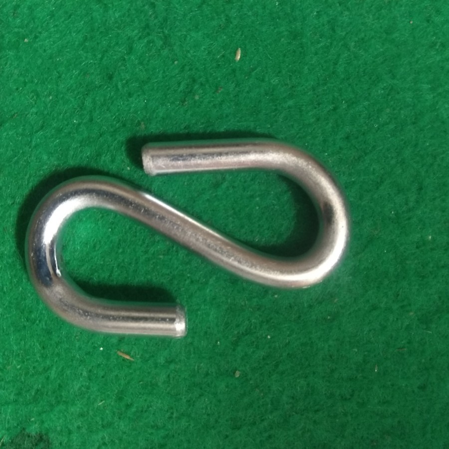 sepasang S hook Hammock 2pcs stainless carabiner max 200kg