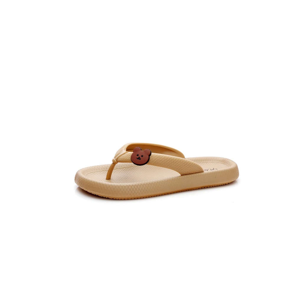 Wonderly Sandal Jepit Flat Wanita Bear M2288 PVC