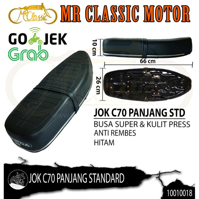 Jok C70 Panjang Hitam