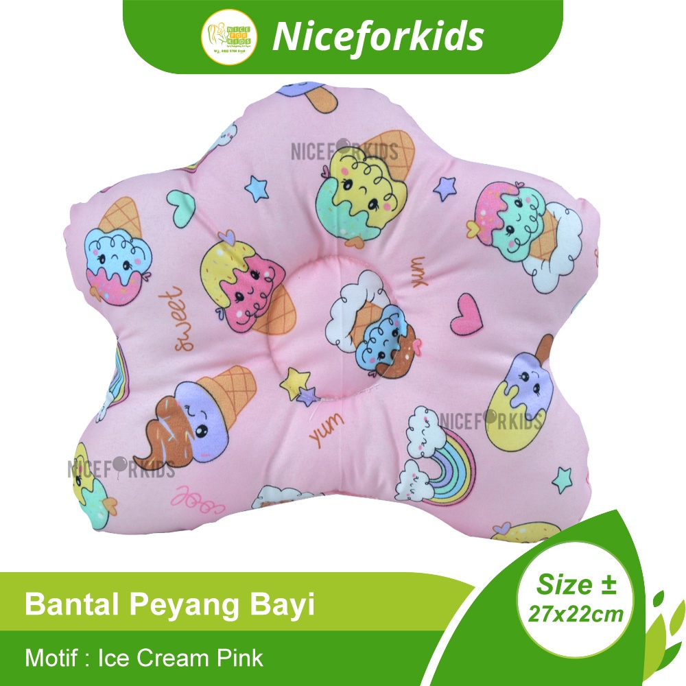 Bantal Peyang Bayi Karakter Lucu / Bantal Peyang Khusus Bayi