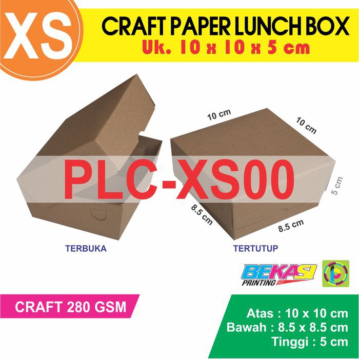 

Promo Dus Takoyaki Brown Paper Box Kraft Liner Polos uk. 10 x 10 x 5 cm Murah