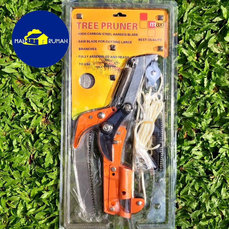 Gunting Dahan Tarik Pisau Tali Multifungsi Gergaji Graji Kopi Cengkeh / Tree Pruners - MAXI