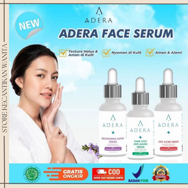 SERUM ADERA WAJAH ORI / ADERA FACE SERUM / ADERA FACE SERUM ORIGINAL / ADERA