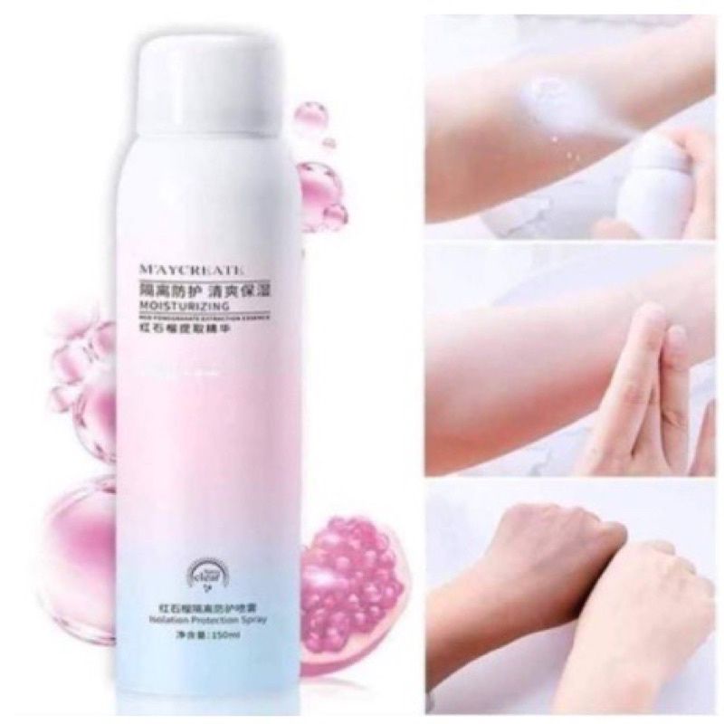 Pemutih Kulit Permanen orang Korea Dalam Satu Kali Pakai Hanbody Pemutih Badan Lotion Pemutih Kulit Permanen Handbody Spray Pemutih Kulit Instan Terlaris Lotion Spray Spf 50 Maycreate 100% Ori BPOM