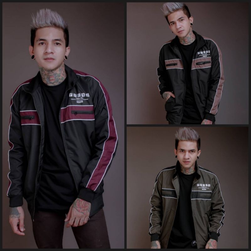 jaket pria outdoor nautica waterproof anti air