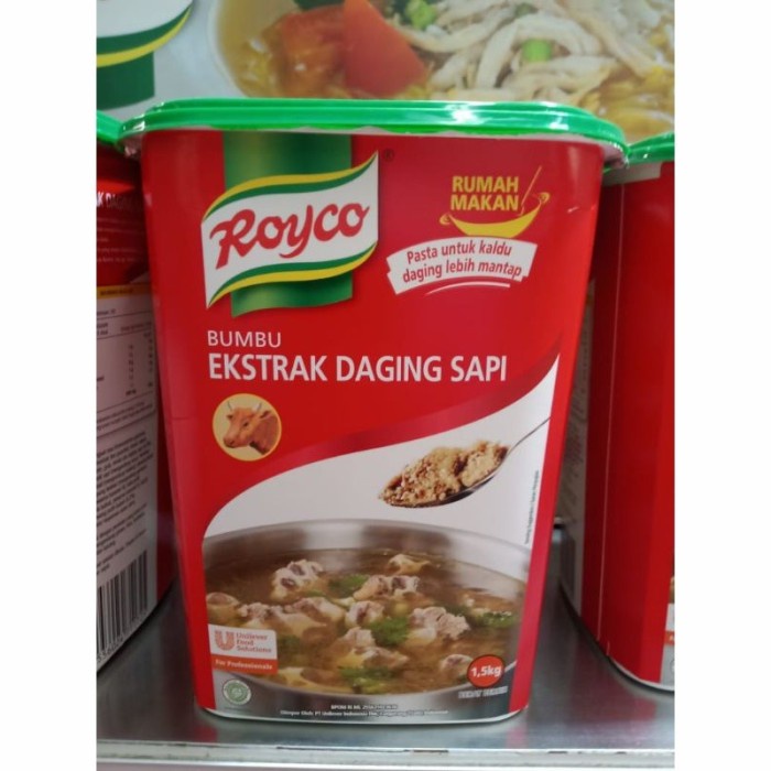 

Royco Ekstrak Daging Sapi 15kg