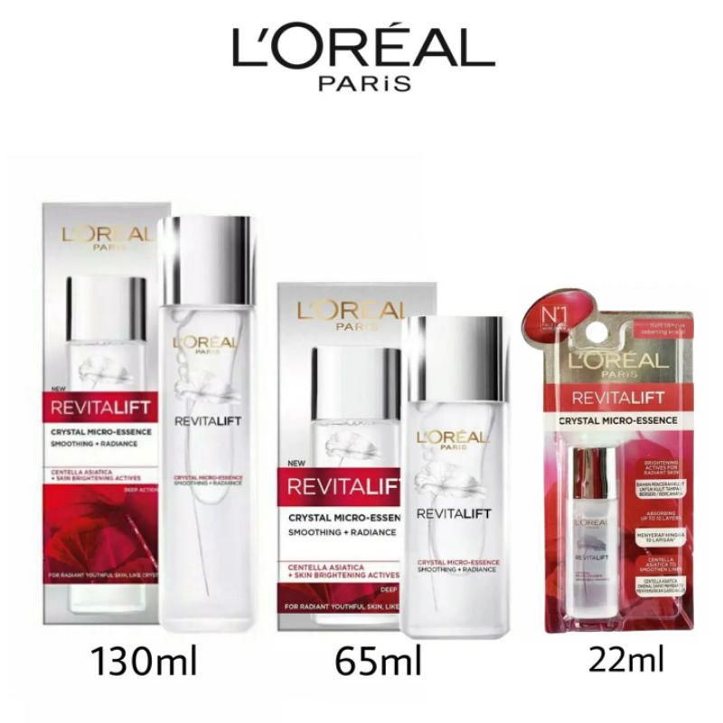 LOREAL Revitalift Crystal Micro Essence Water 22ml 65ml 130ml