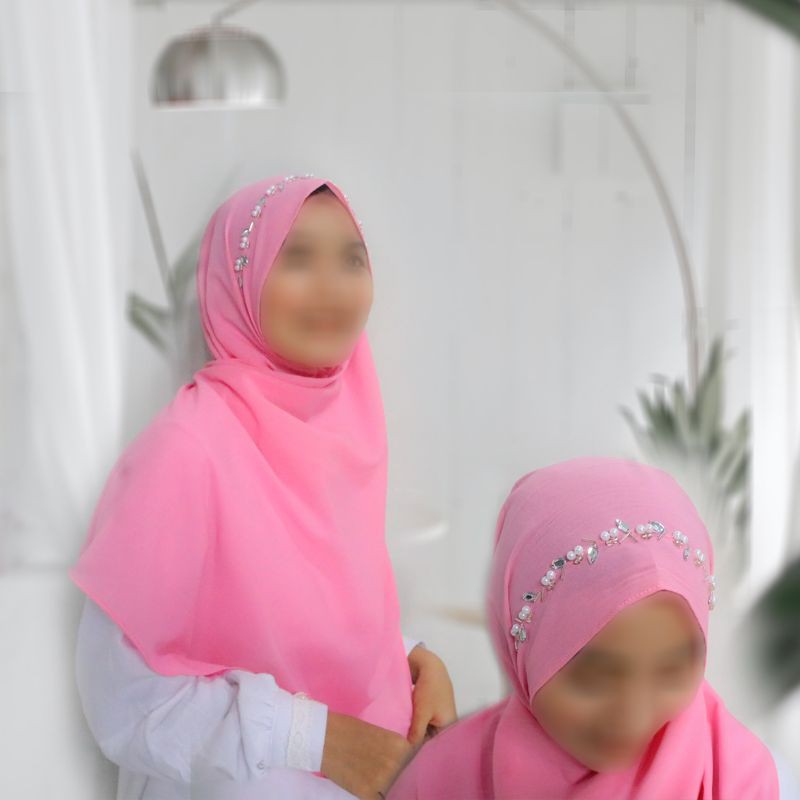Hijab PASHMINA PAYET BANDO MUTIARA DIAMOND