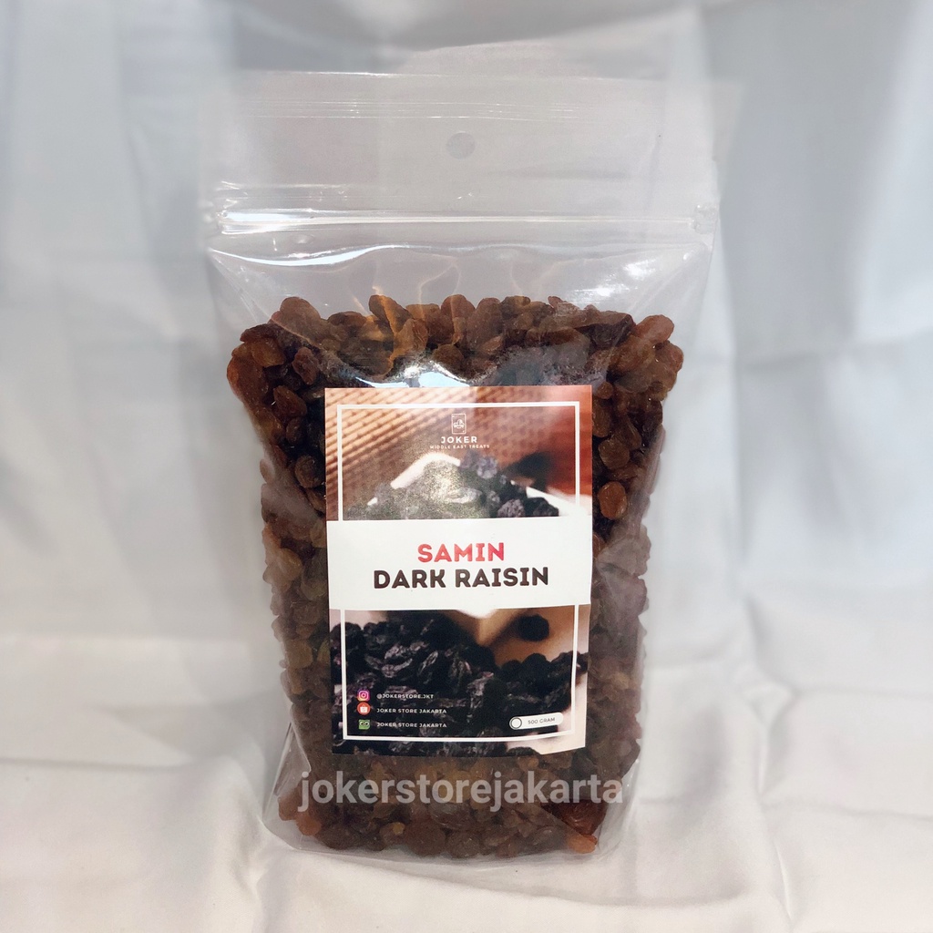 

Dark Raisin by Samin - Kismis Hitam Merk Samin 500 gr
