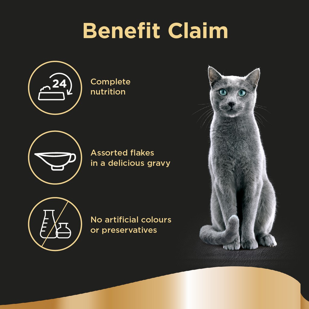 Sheba Pouch Makanan Kucing Basah Multivariant 70 gr - Isi 4