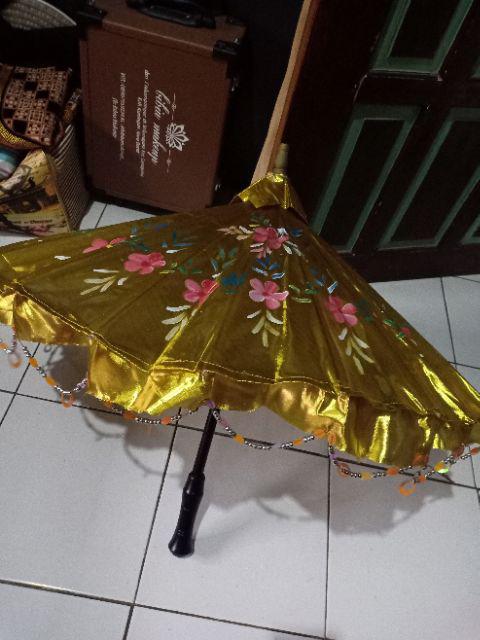 Payung Geulis Gold D84cm Gagang Pendek 75cm