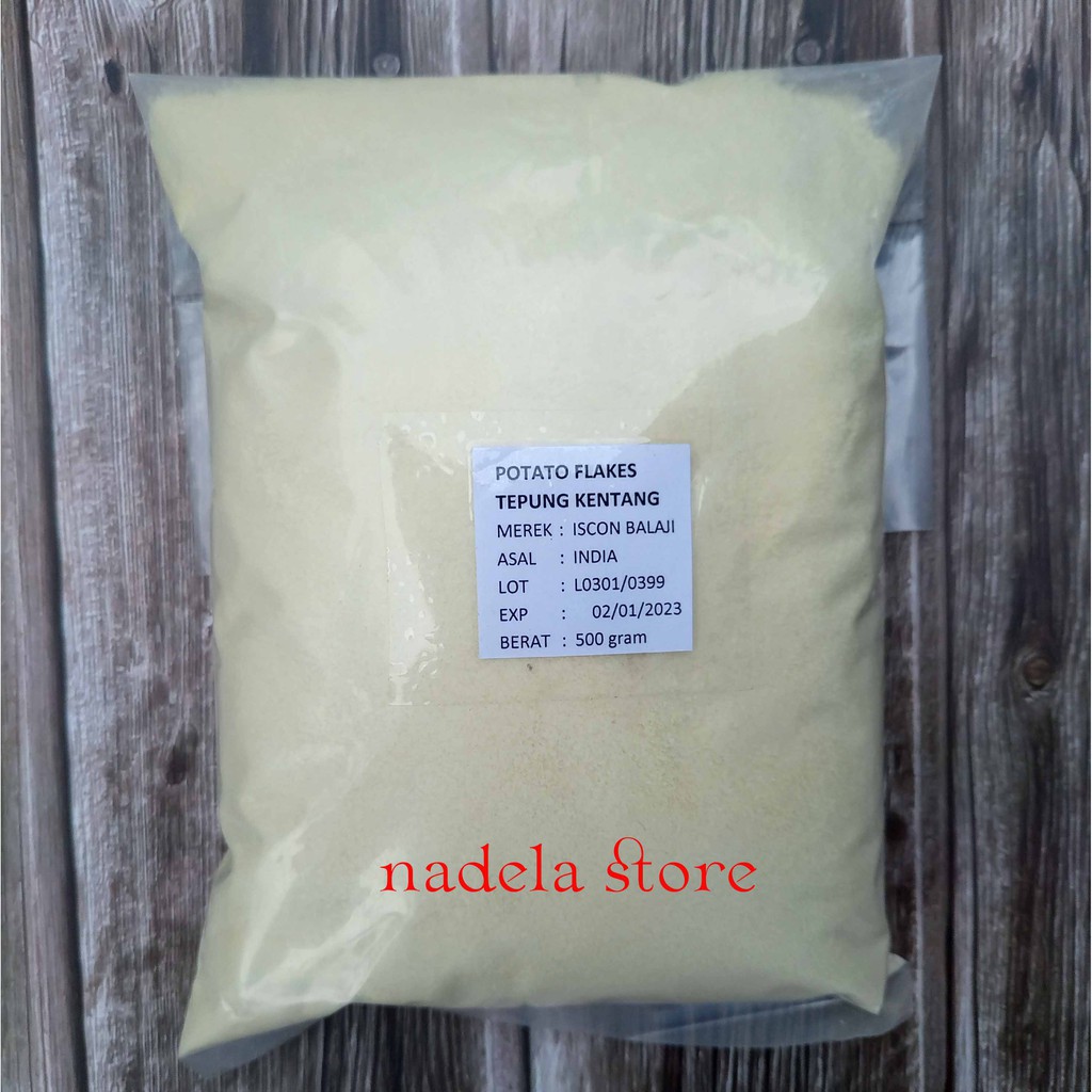 

Tepung Kentang Potato Flakes Halus Iscon Balaji 500 Gram Murah Halal Dan Berkualitas