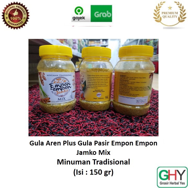 

Gula Aren Plus Gula Pasir Empon Empon Mix 150 Gr - Minuman Tradisional