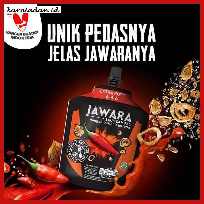 

Aneka-Sambal- Jawara Saus Sambal Dengan Bawang Goreng 130Ml -Pedeeeeeezzzzzzz.