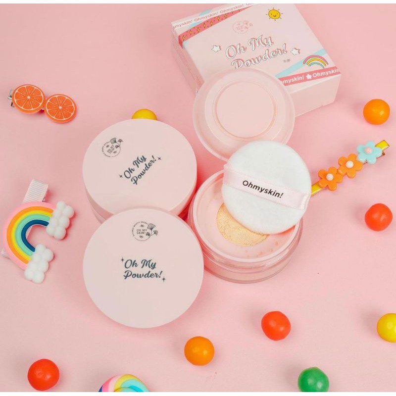 Oh my powder ohmyskin/ bedak tabur ohmyskin