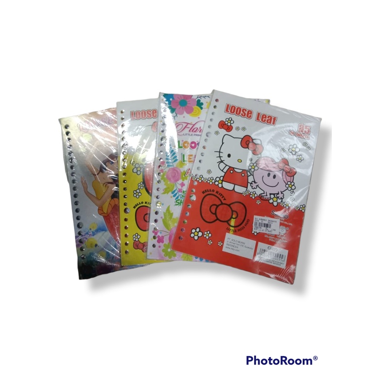 

Kertas Binder Fancy Loose Leaf Kiky A5 50 lembar Grosir