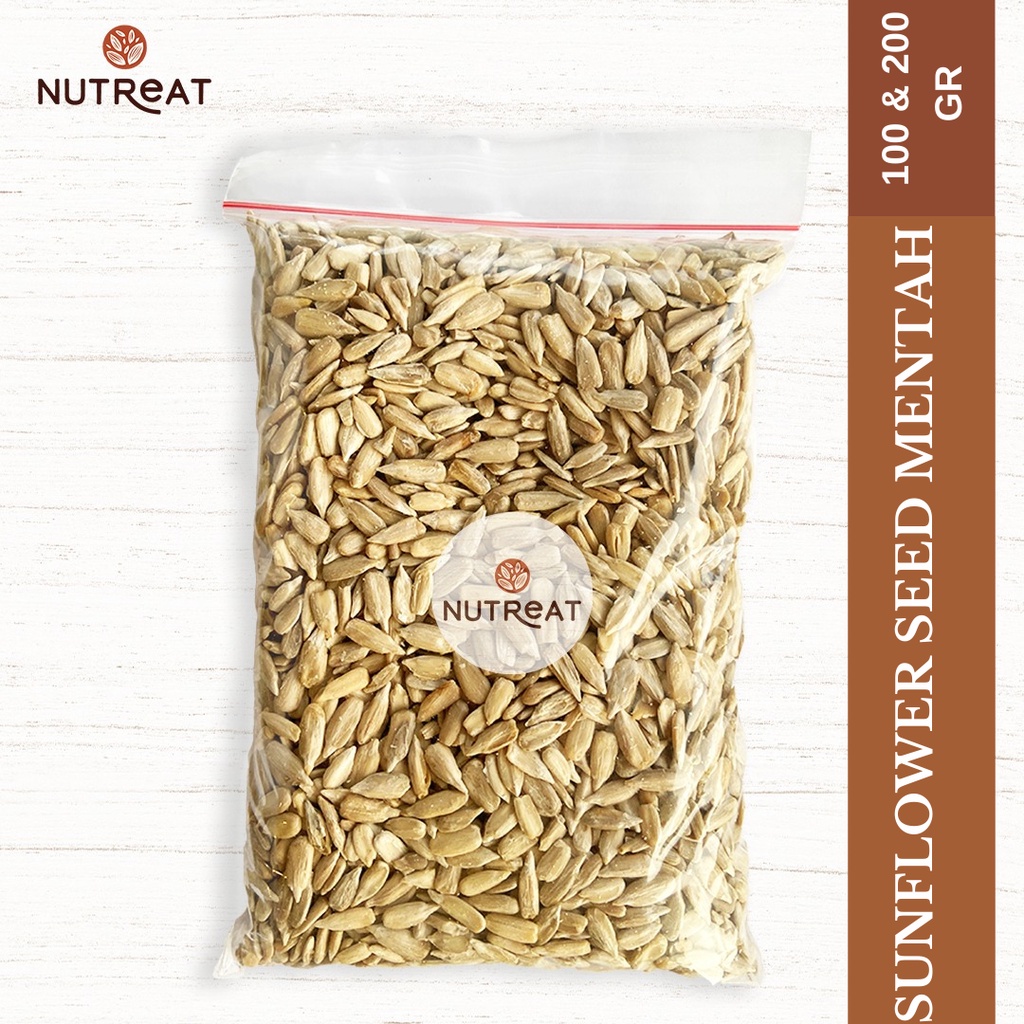 

Nutreat Sunflower Seed Mentah 100 gram dan 200 gram