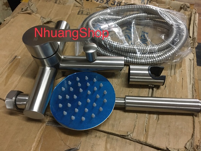 Kran panas dingin mixer shower bathtub stainless steel tebal DSGN1