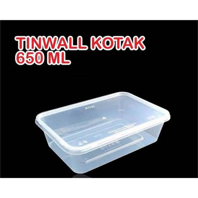 THINWALL KOTAK 650ML