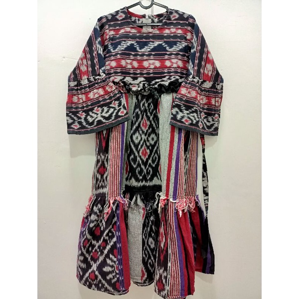 Gamia Tenun Anak | Gamis Tenun Troso | Gamis Etnik