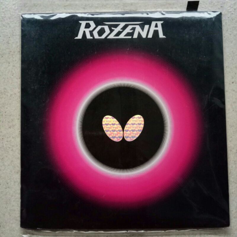 Karet buttefly rozena warna hitam