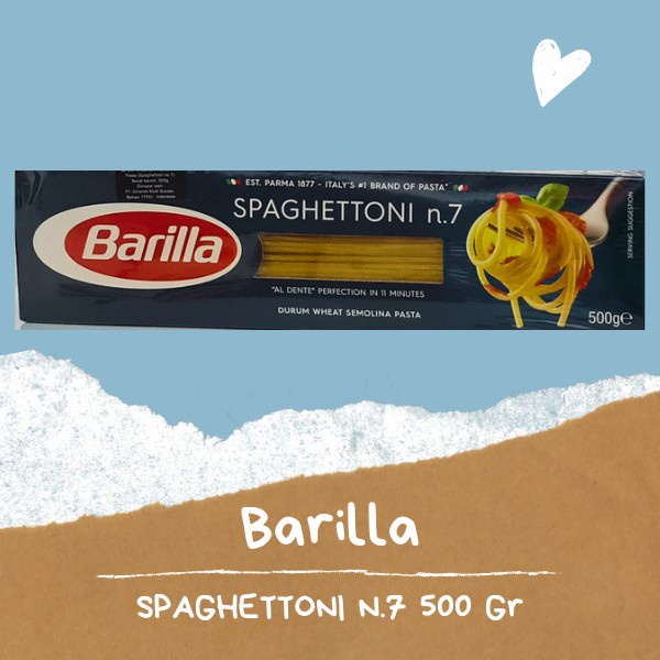 Barilla Pasta Spaghetti Spagheti Spageti No. 7 500 Gr