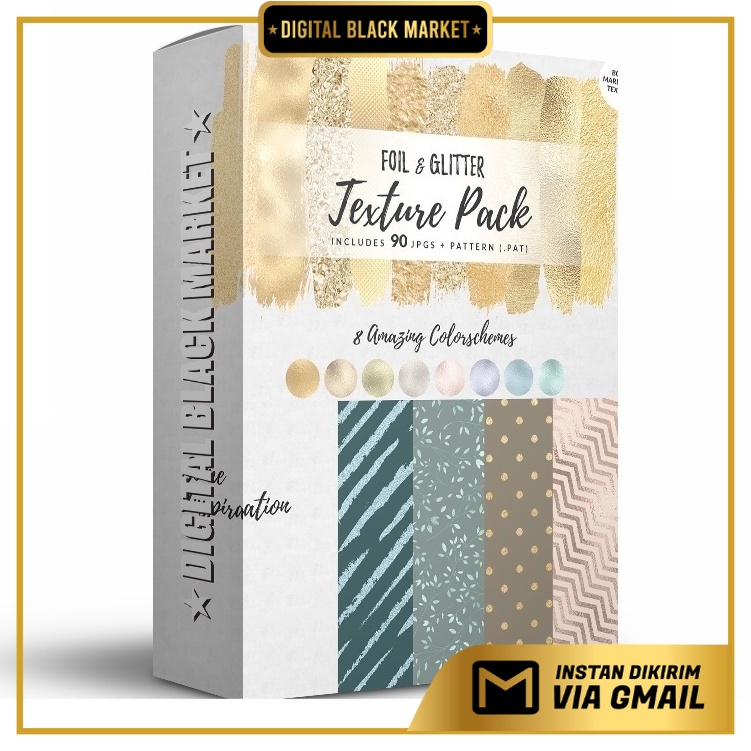 Foil And Glitter Texture - Photoshop &amp; Illustrator