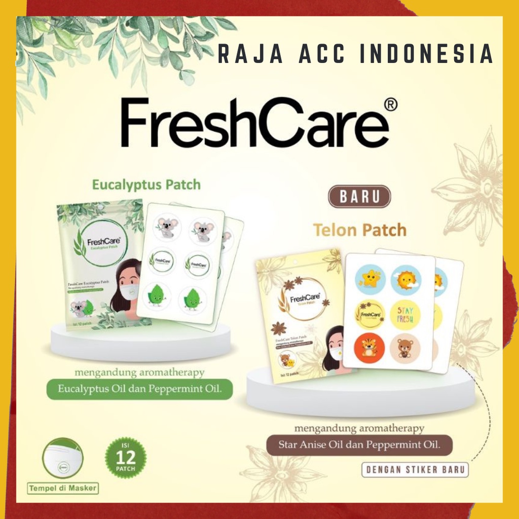 Freshcare Patch 1box Isi 24 Saschet / Frescare Patch Telon 1 Box / Stiker Masker Aroma Freshcare 1 B