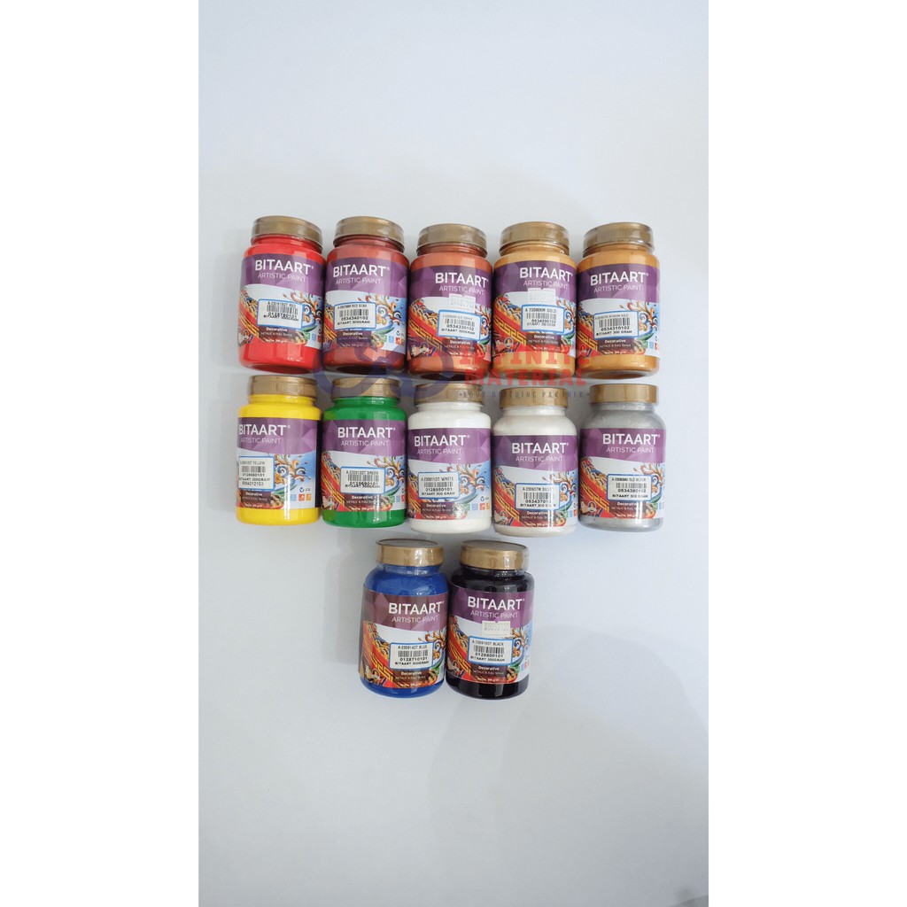 

BITAART CAT DEKORASI METALIK / CAT AKRILIK / Artist Acrylic Colour / Cat acrylic 300 gr