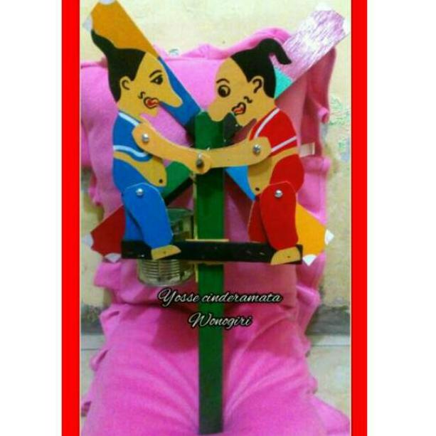 [PRODUK QNN] KINCIR angin petruk gareng mainan anak 0AA