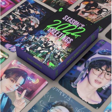 54pcs Kartu Lomo Foto Album Kpop BTS