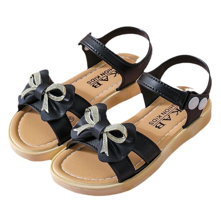 Sandal Anak Perempuan anak | SS Casual Ribbon Black