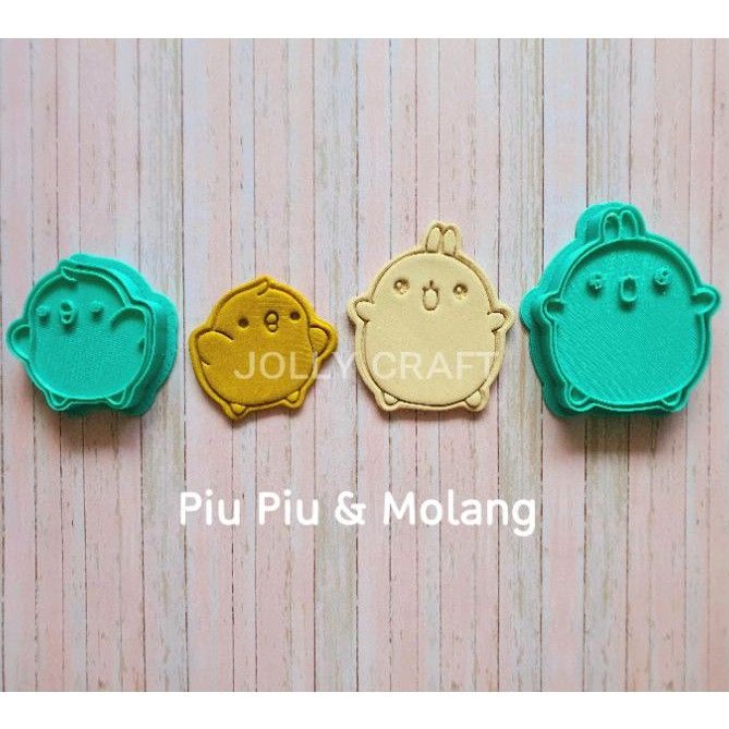 

Cookie cutter MOLANG & PIU PIU (pilih 1 motif)
