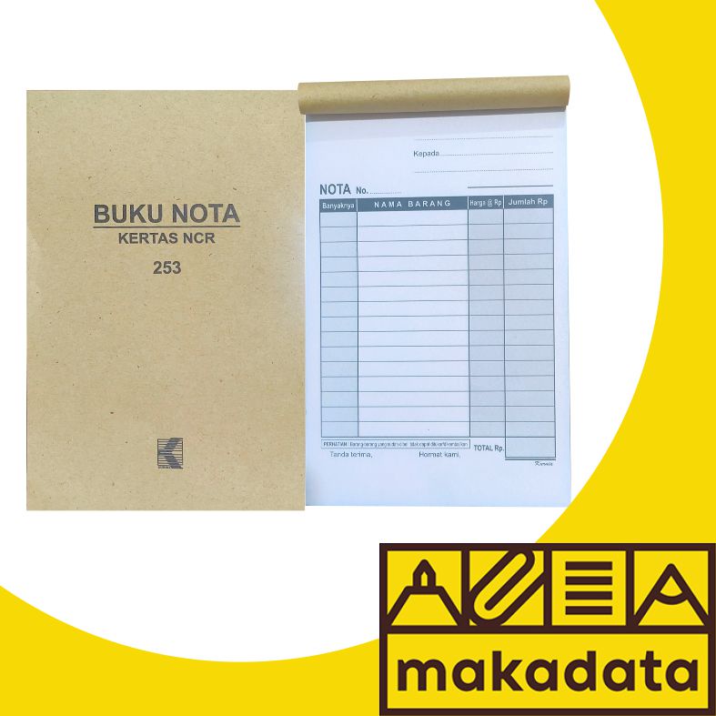 

NOTA TEGAK 1/4 FOLIO 3 RANGKAP 25 LEMBAR KURNIA (1PCS) MURAH