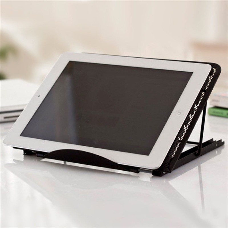 {LUCKID}Portable Adjustable Laptop Notebook Table Stand Tray Lazy Foldable Computer Desk