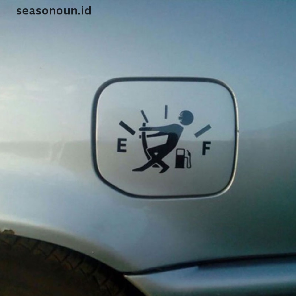 (seasonoun) Stiker Vinyl Motif Tulisan Kosong Untuk Dekorasi Tangki Bensin Motor