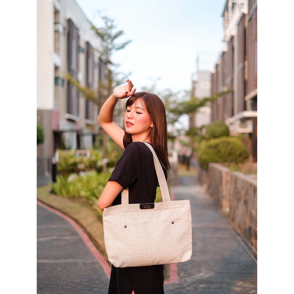 Tela Canvas Totebag by Nonataliashop (Free Inisial 2 Huruf)