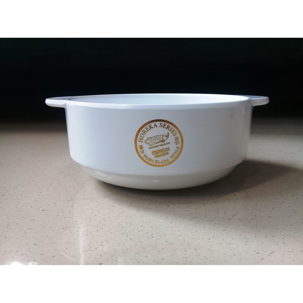 Mangkok sop/ Mangkok Melamine/ Mangkok melamine golden dragon W6506